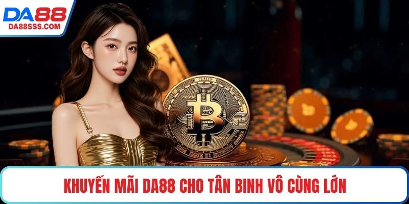 Khuyến mãi DA88 cho tân binh vô cùng lớn